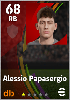 Alessio Papasergio — RB, OVR 68, MAX 68