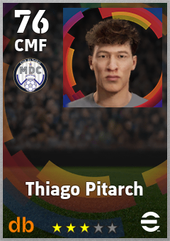 Thiago Pitarch — CMF, OVR 76, MAX 76
