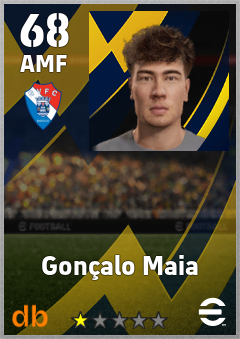 Gonçalo Maia — AMF, OVR 68, MAX 68