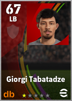 Giorgi Tabatadze — LB, OVR 67, MAX 67