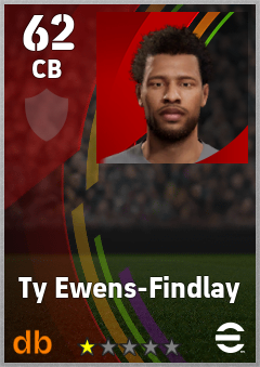 Ty Ewens-Findlay eFootball player card