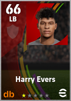 Harry Evers — LB, OVR 66, MAX 66