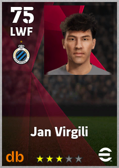 Jan Virgili — LWF, OVR 75, MAX 75
