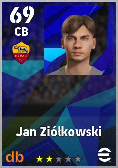 Jan Ziółkowski eFootball player card