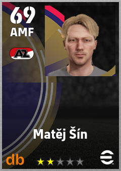 Matěj Šín — AMF, OVR 69, MAX 69