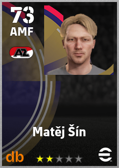Matěj Šín eFootball player card