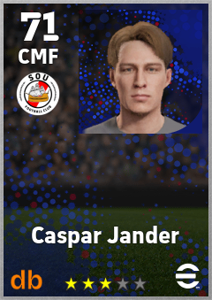 Caspar Jander — CMF, OVR 71, MAX 71