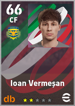 Ioan Vermeșan — CF, OVR 66, MAX 66