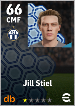 Jill Stiel — CMF, OVR 66, MAX 66