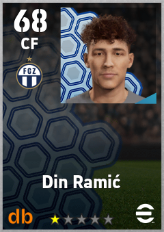 Din Ramić — CF, OVR 68, MAX 68