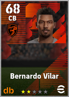 Bernardo Vilar — CB, OVR 68, MAX 68