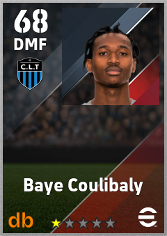 Baye Coulibaly — DMF, OVR 68, MAX 68