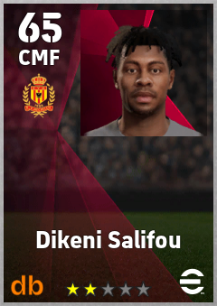 Dikeni Salifou — CMF, OVR 65, MAX 65