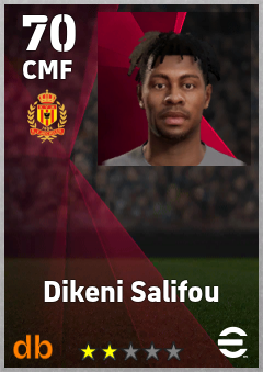 Dikeni Salifou — CMF, OVR 70, MAX 70