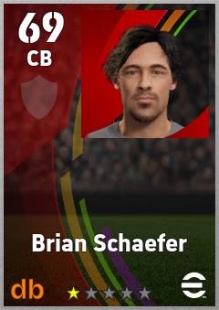 Brian Schaefer — CB, OVR 69, MAX 69