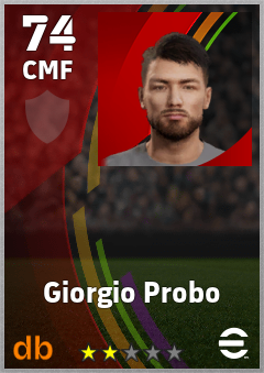 Giorgio Probo — CMF, OVR 74, MAX 74