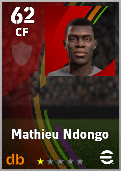 Mathieu Ndongo eFootball player card