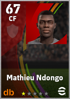 Mathieu Ndongo eFootball player card