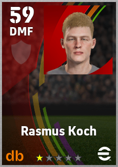 Rasmus Koch eFootball player card