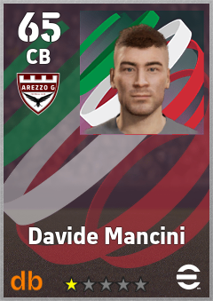 Davide Mancini — CB, OVR 65, MAX 65