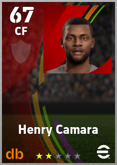 Henry Camara — CF, OVR 67, MAX 67