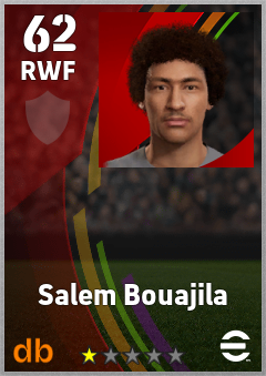 Salem Bouajila — RWF, OVR 62, MAX 62