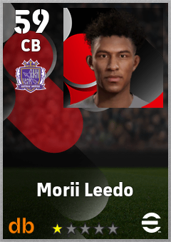 Morii Leedo — CB, OVR 59, MAX 59