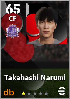 Takahashi Narumi — CF, OVR 65, MAX 65