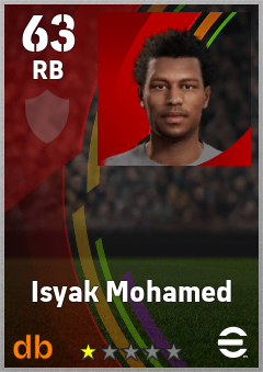 Isyak Mohamed eFootball player card