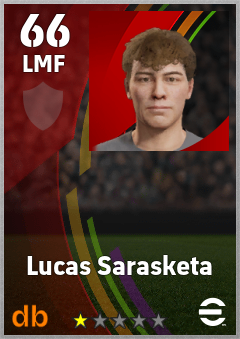 Lucas Sarasketa — LMF, OVR 66, MAX 66