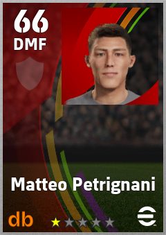 Matteo Petrignani — DMF, OVR 66, MAX 66