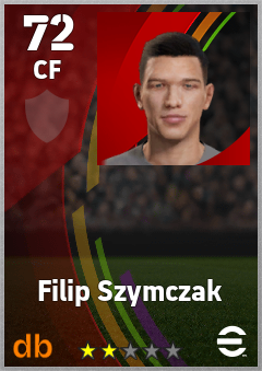 Filip Szymczak — CF, OVR 72, MAX 72
