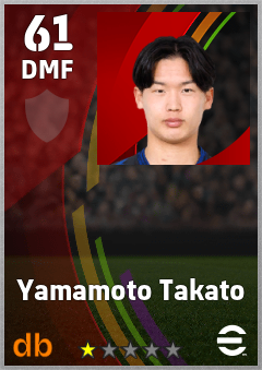 Yamamoto Takato eFootball player card