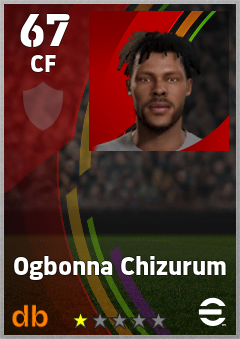 Ogbonna Chizurum — CF, OVR 67, MAX 67