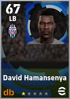 David Hamansenya — LB, OVR 67, MAX 67