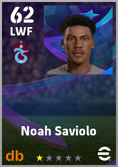 Noah Saviolo eFootball player card