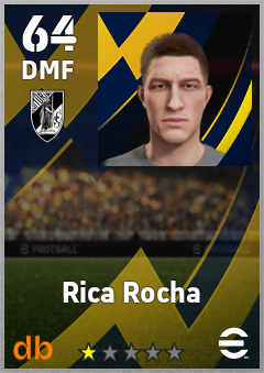 Rica Rocha — DMF, OVR 64, MAX 64