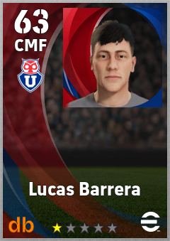 Lucas Barrera eFootball player card