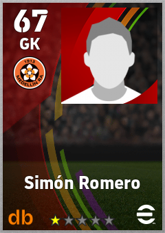 Simón Romero — GK, OVR 67, MAX 67