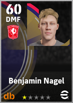 Benjamin Nagel — DMF, OVR 60, MAX 60