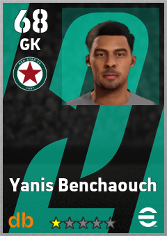 Yanis Benchaouch — GK, OVR 68, MAX 68