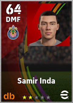 Samir Inda — DMF, OVR 64, MAX 64