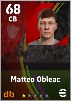 Matteo Obleac eFootball player card