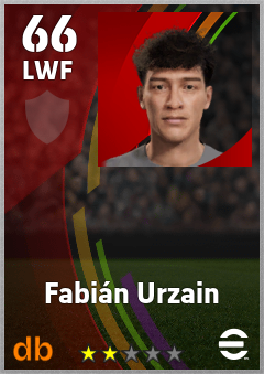 Fabián Urzain eFootball player card