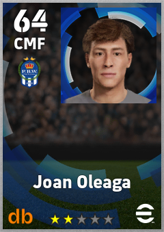 Joan Oleaga — CMF, OVR 64, MAX 64
