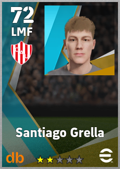 Santiago Grella — LMF, OVR 72, MAX 72