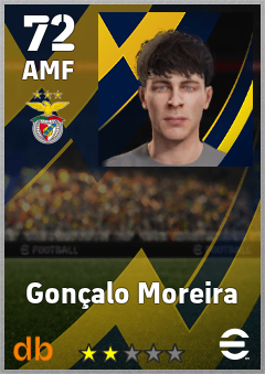 Gonçalo Moreira — AMF, OVR 72, MAX 72