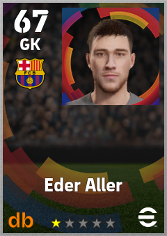 Eder Aller — GK, OVR 67, MAX 67