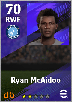 Ryan McAidoo — RWF, OVR 70, MAX 70