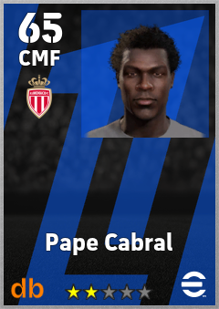 Pape Cabral eFootball player card